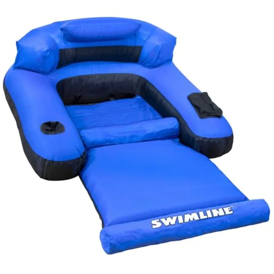 Original Fabric Covered Pool Float Mattress for Adults with Back Support Arm Rests Cup Holder Quick-Dry Cover in Blue for Float
Original Fabric Covered Pool Float Mattress for Adults with Back Support Arm Rests Cup Holder Quick-Dry Cover in Blue for Float