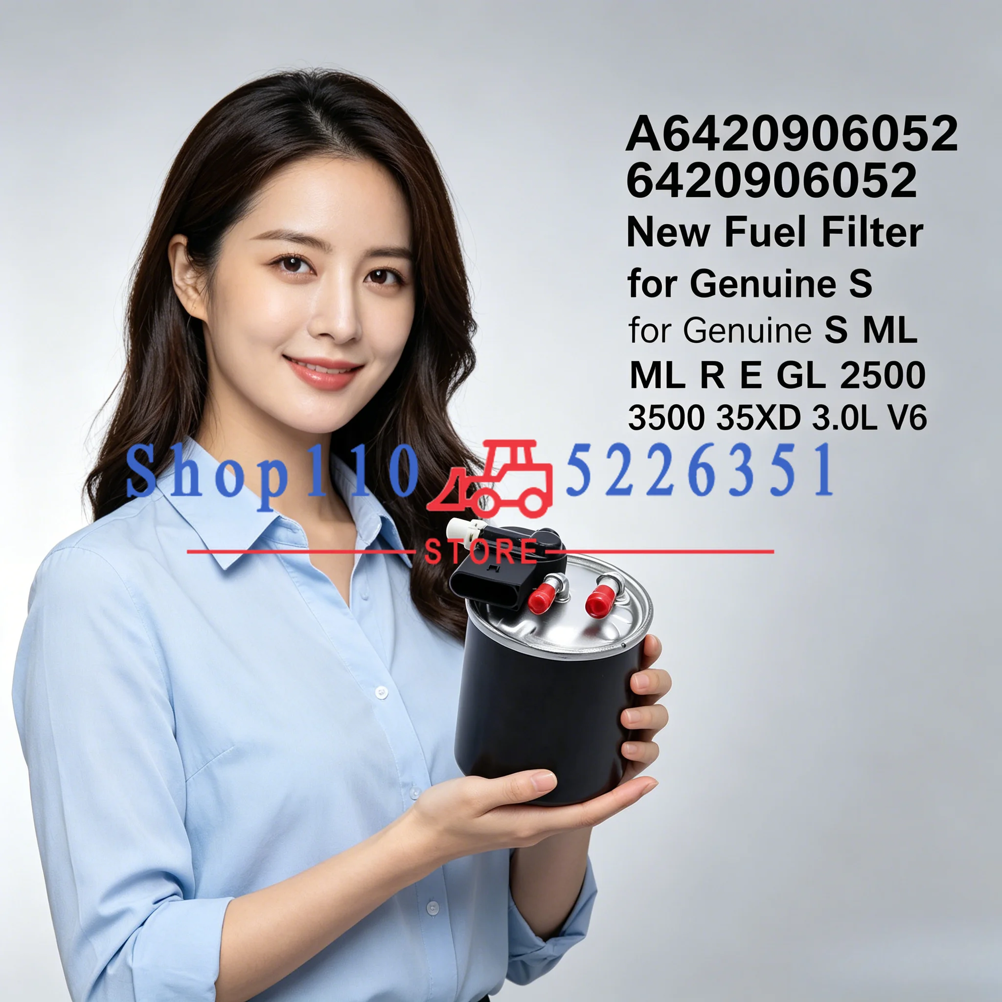 A6420906052 6420906052 New Fuel Filter for Genuine S ML R E GL 2500 3500 35XD 3.0L V6
A6420906052 6420906052 New Fuel Filter for Genuine S ML R E GL 2500 3500 35XD 3.0L V6
