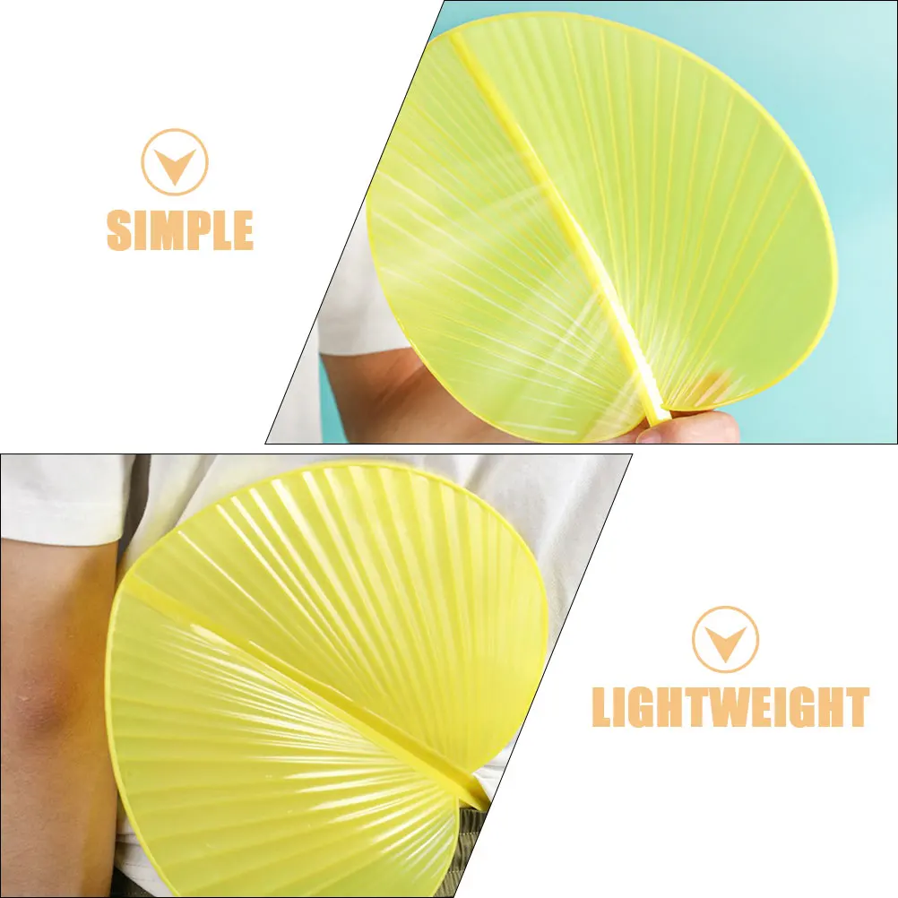 6pcs Yellow Plastic Banana Palm Lightweight Handheld Vintage Decorative Beach Fans Outdoor Travel Manual Fans Handmade
6pcs Yellow Plastic Banana Palm Lightweight Handheld Vintage Decorative Beach Fans Outdoor Travel Manual Fans Handmade