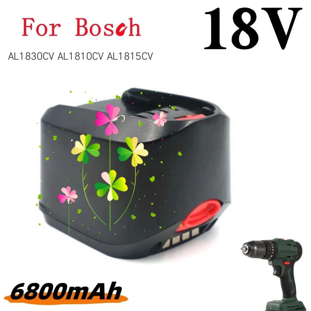 AINJIM 18V 6.8Ah Rechargeable Battery for Bosch PSR18LI-2 PSB18LI-2 2607336208 AL1815CV AL1830CV 2607336040 Only for Type C
AINJIM 18V 6.8Ah Rechargeable Battery for Bosch PSR18LI-2 PSB18LI-2 2607336208 AL1815CV AL1830CV 2607336040 Only for Type C