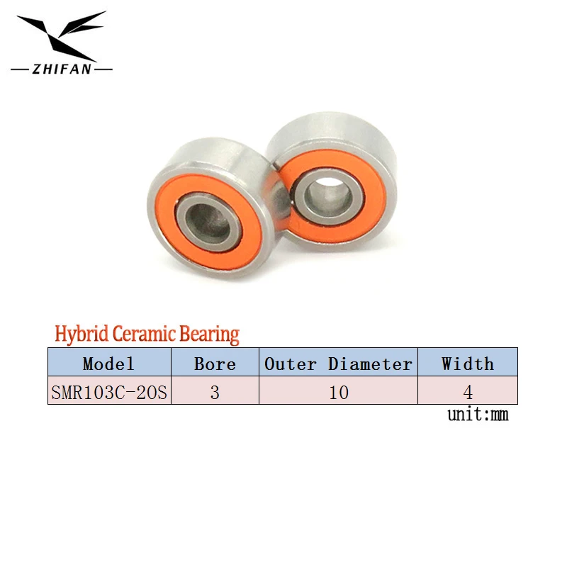 5pcs 3x10x4 SMR103C 2OS Hybrid Ceramic Bearing SMR103 S623 2RS 3*10*4 Ceramic Ball Bearing S623C 2OS ABEC7 RC Bearing MR103 RS
5pcs 3x10x4 SMR103C 2OS Hybrid Ceramic Bearing SMR103 S623 2RS 3*10*4 Ceramic Ball Bearing S623C 2OS ABEC7 RC Bearing MR103 RS