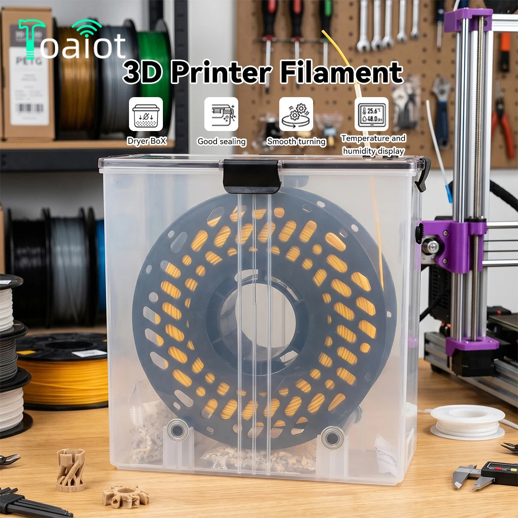 NEW Filament Dryer BOX For 3D Printer Heat Retention And Dustproof Stores 1 KG Filament Box For any 3D Printer Parts
NEW Filament Dryer BOX For 3D Printer Heat Retention And Dustproof Stores 1 KG Filament Box For any 3D Printer Parts