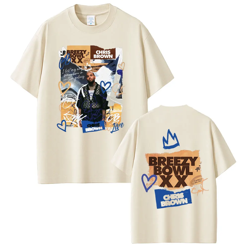 Hot Sale Chris Brown Breezy Bowl XX Tour 2025 T-shirt Men Women Hip Hop Fashion Pop Music T Shirts Casual Cotton Retro T-shirts
Hot Sale Chris Brown Breezy Bowl XX Tour 2025 T-shirt Men Women Hip Hop Fashion Pop Music T Shirts Casual Cotton Retro T-shirts