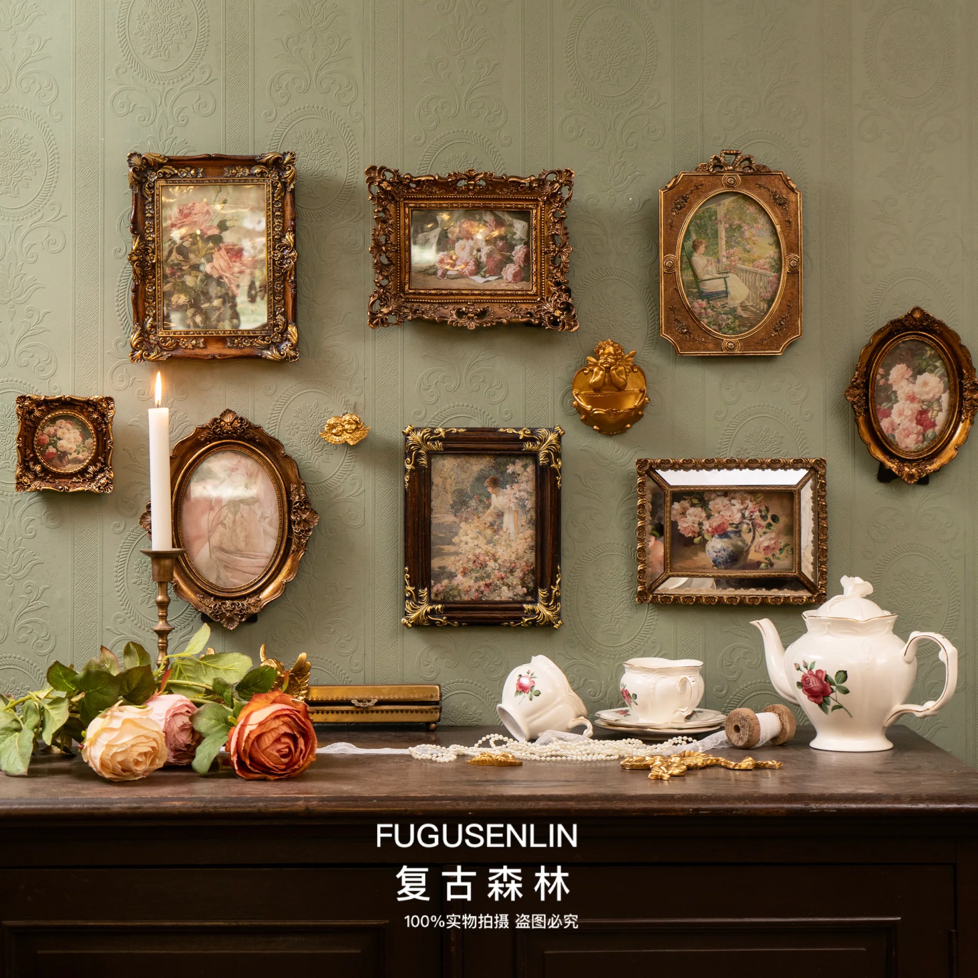 Retro European-style relief photo frame picture frame home homestay wall decoration literary and light luxury carving wall hangi
Retro European-style relief photo frame picture frame home homestay wall decoration literary and light luxury carving wall hangi