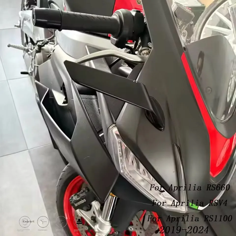 Adjustable Stealth Sports Winglets Mirror for Aprilia RS660 RSV4 1100 Motorcycle Wing Mirrors 2019-2024
Adjustable Stealth Sports Winglets Mirror for Aprilia RS660 RSV4 1100 Motorcycle Wing Mirrors 2019-2024