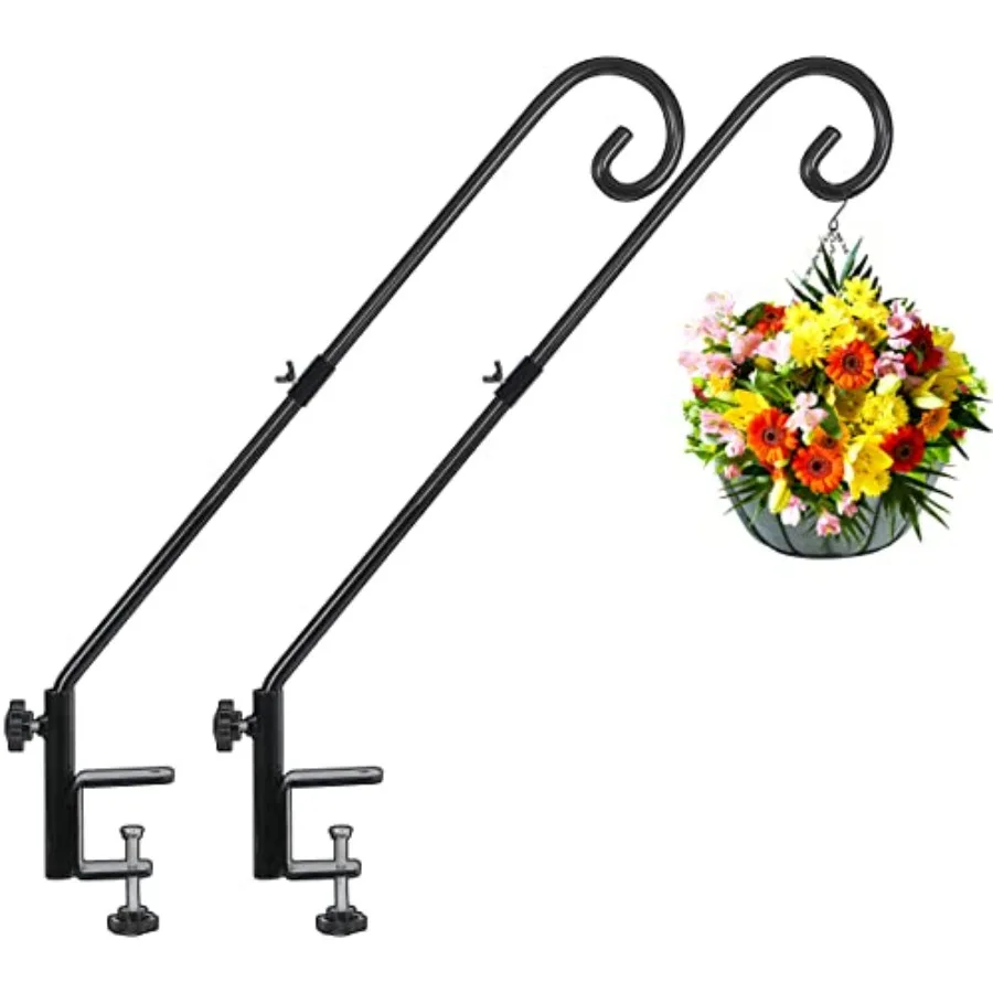 Heavy Duty Deck Hook for Railing 2 Pack Non-Slip Clamp 360 Degree Swivel for Hangg Bird Feeders Plants Lanterns Suet Baskets Wd
Heavy Duty Deck Hook for Railing 2 Pack Non-Slip Clamp 360 Degree Swivel for Hangg Bird Feeders Plants Lanterns Suet Baskets Wd