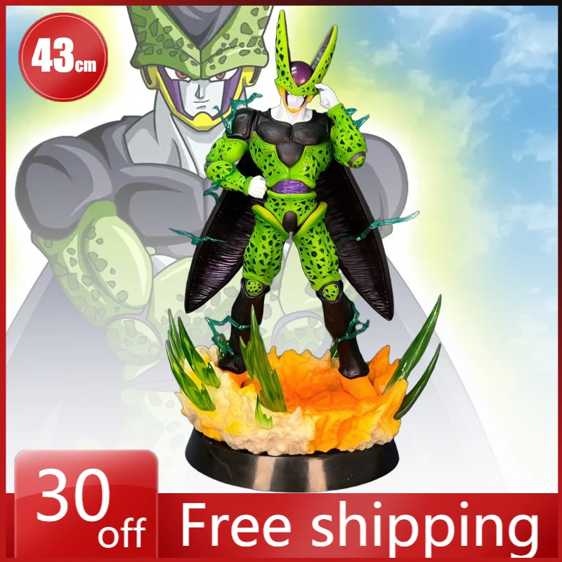 43cm Dragon Ball Figure Cell Vegeta IV Lightning Super Large Anime GK Model Collection Pvc Desktop Ornaments Holiday Gifts Toy
43cm Dragon Ball Figure Cell Vegeta IV Lightning Super Large Anime GK Model Collection Pvc Desktop Ornaments Holiday Gifts Toy