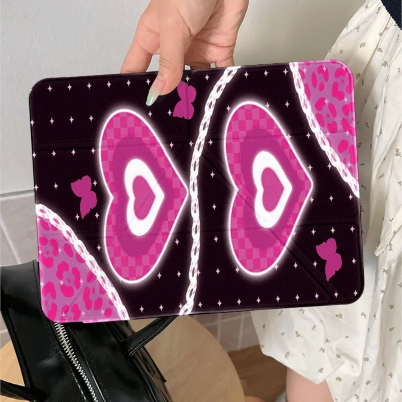 Girly Lace Leopard Print Heart Pattern Tablet Case For iPad Pro 11/12.9/13inch Air 6/7/8 11/13inch M2 M3 M4 M5 2018-2026 Cover
Girly Lace Leopard Print Heart Pattern Tablet Case For iPad Pro 11/12.9/13inch Air 6/7/8 11/13inch M2 M3 M4 M5 2018-2026 Cover