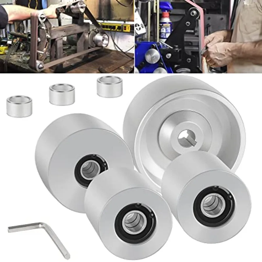 Belt Grinder 2x72 Wheel Set Fits For Knife Grinder 4" Drive 5/8" Bore 3" Track 2" Idler 4" 5/8-3" - 2"
Belt Grinder 2x72 Wheel Set Fits For Knife Grinder 4" Drive 5/8" Bore 3" Track 2" Idler 4" 5/8-3" - 2"