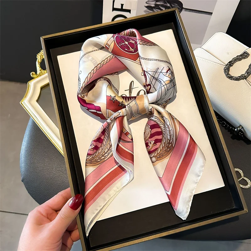 70CM Four Seasons Silk Feeling Square Scarf Women 2024 Print Neckerchief Hair Band Foulard Bandana Echarpe Tie Shawl Wraps
70CM Four Seasons Silk Feeling Square Scarf Women 2024 Print Neckerchief Hair Band Foulard Bandana Echarpe Tie Shawl Wraps