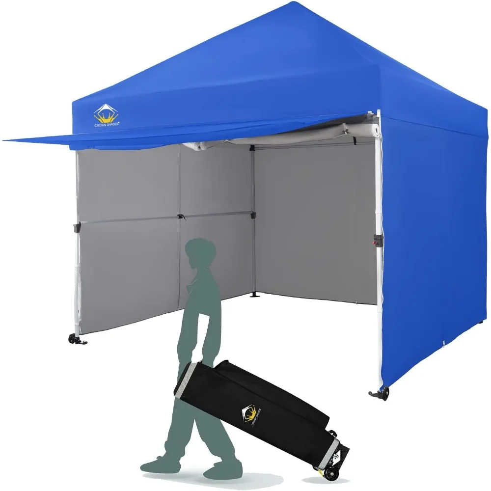 10x10 Pop-up Sunshade with 4 Detachable Side Walls, 1 Expansion, 4 Sandbags, and 4 Adjustable Height Sunshades
10x10 Pop-up Sunshade with 4 Detachable Side Walls, 1 Expansion, 4 Sandbags, and 4 Adjustable Height Sunshades
