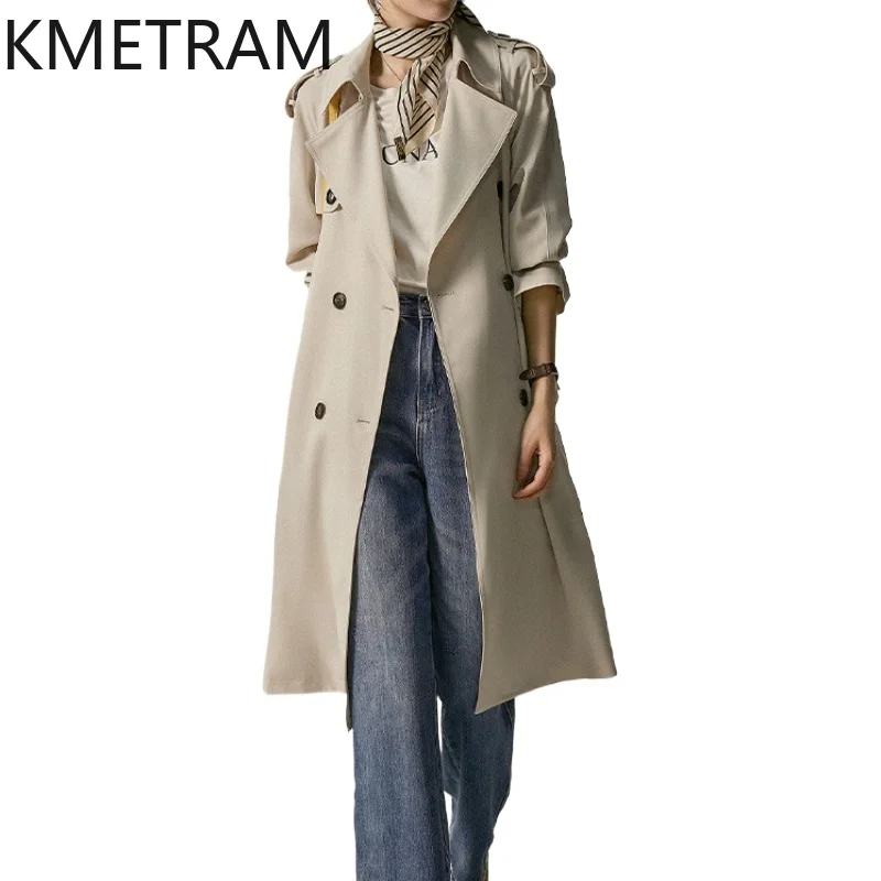 KMETRAM ClassicTrench Coats Elegant New in Outerwears for Women High Quality Long Coat Autumn Clothes 2024 Ветровка Женская
KMETRAM ClassicTrench Coats Elegant New in Outerwears for Women High Quality Long Coat Autumn Clothes 2024 Ветровка Женская