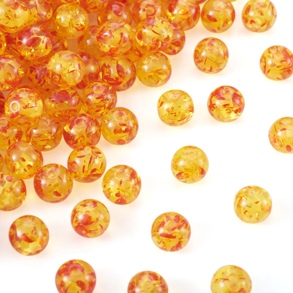 100pcs 8mm Round Resin Imitation Amber Beads Loose Spacer Beads for Jewelry Making DIY Bracelet Necklace Accessories
100pcs 8mm Round Resin Imitation Amber Beads Loose Spacer Beads for Jewelry Making DIY Bracelet Necklace Accessories