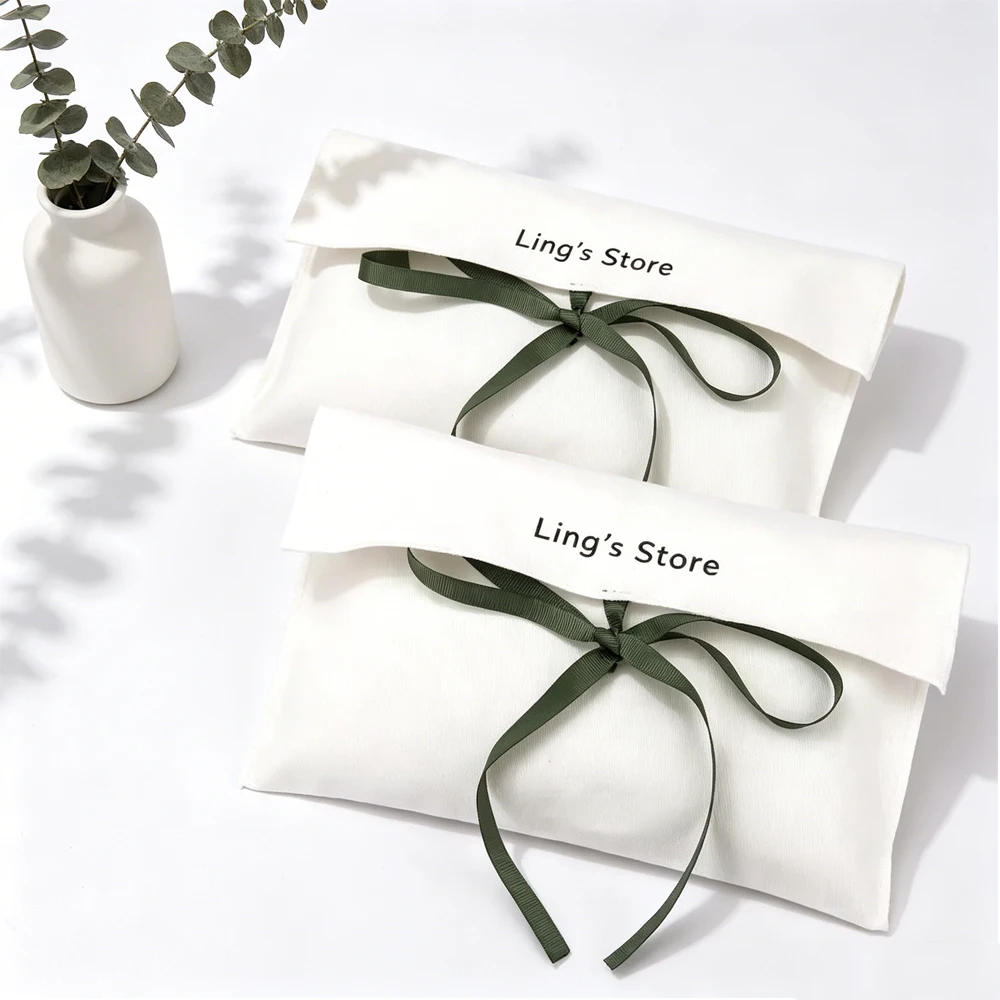 50/100Pcs Custom Logo White Thick Cotton Envelope Bag Jewelry Packaging Flap Pouch Muslin Canvas Gift Hair Cosmetic Organizer
50/100Pcs Custom Logo White Thick Cotton Envelope Bag Jewelry Packaging Flap Pouch Muslin Canvas Gift Hair Cosmetic Organizer