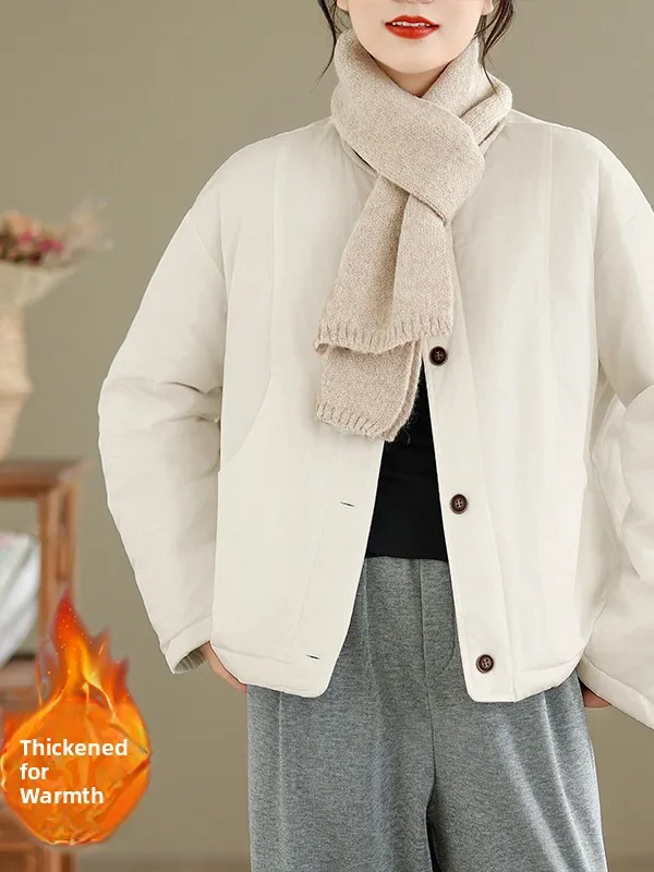 Thiened Cotton Jaet Dstring round Ne Warm Fene Sle Commute Friendly Regular Fit Long Sve Winter Coat
Thiened Cotton Jaet Dstring round Ne Warm Fene Sle Commute Friendly Regular Fit Long Sve Winter Coat