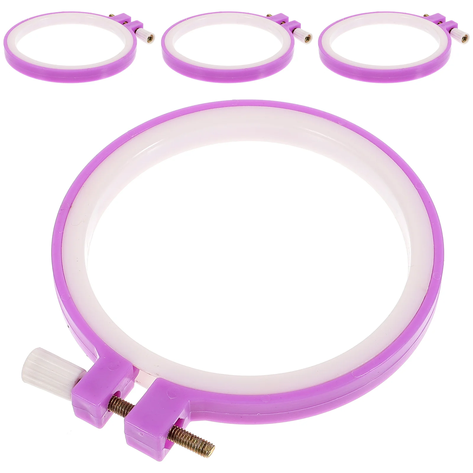 4 Pcs Embroidery Hoops Round Bamboo Wooden Stretch Cloth Frame Cross Craft Supplies Adjustable Tighten
4 Pcs Embroidery Hoops Round Bamboo Wooden Stretch Cloth Frame Cross Craft Supplies Adjustable Tighten