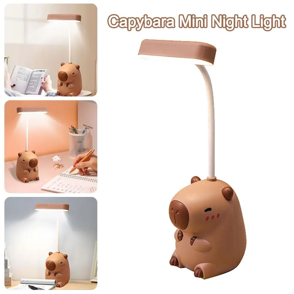 Cute USB Charging Capybara Mini Night Light Folding with Pencil Sharpener Bedside Lamp Cartoon Pet Table Lamp Bedroom Use
Cute USB Charging Capybara Mini Night Light Folding with Pencil Sharpener Bedside Lamp Cartoon Pet Table Lamp Bedroom Use