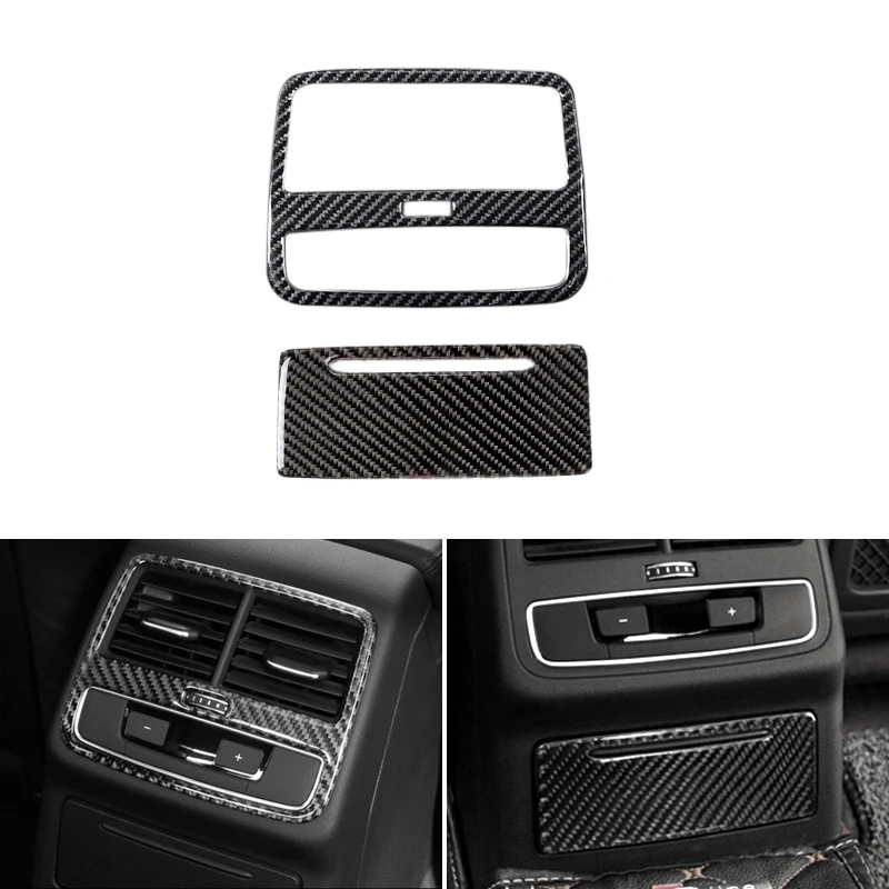 For Audi A4 B9 A4L 2017 2018 Carbon Fiber Car Rear Air Condition Air Outlet Panel Cover Trim
For Audi A4 B9 A4L 2017 2018 Carbon Fiber Car Rear Air Condition Air Outlet Panel Cover Trim