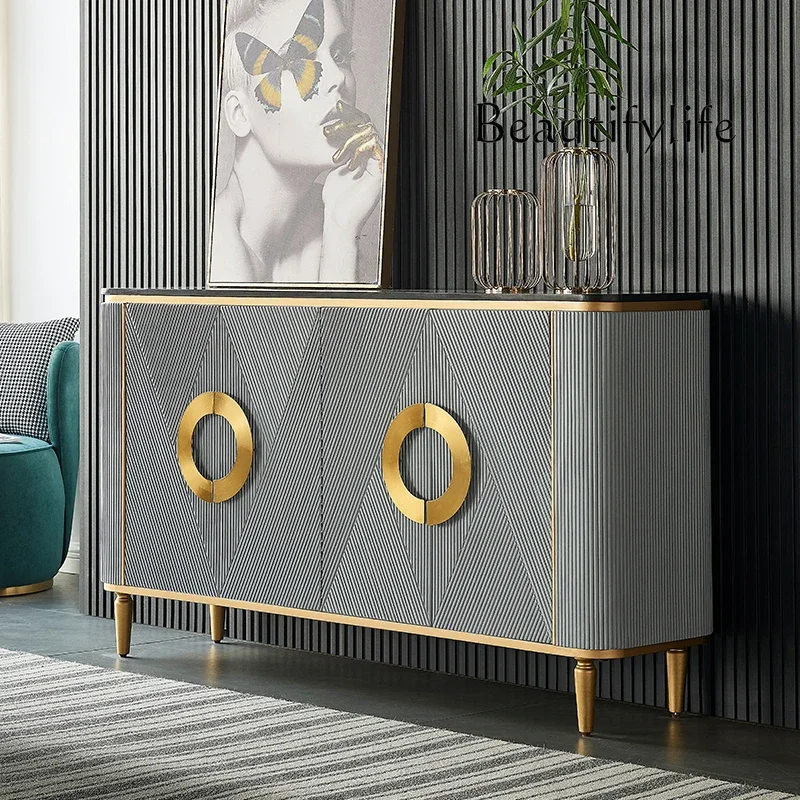 N40 Light luxury marble American dining side cabinet Modern simple entrance porch cabinet Multifunctional storage cabinet
N40 Light luxury marble American dining side cabinet Modern simple entrance porch cabinet Multifunctional storage cabinet
