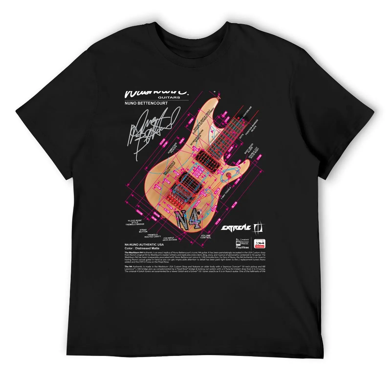 Washburn N4 Blueprint T-Shirt sports fans aesthetic clothes heavy weight t shirts for men
Washburn N4 Blueprint T-Shirt sports fans aesthetic clothes heavy weight t shirts for men