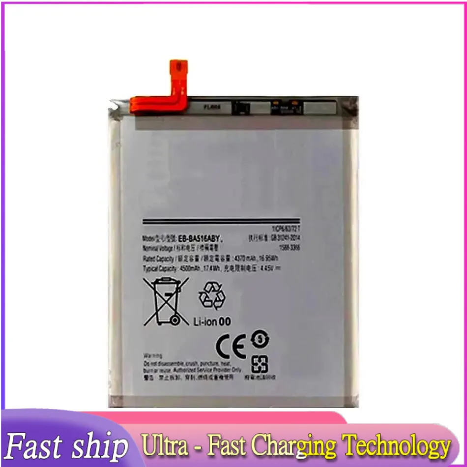For Samsung Galaxy A51 5G Not For 4G A516 SM-A516B DS SM-A5160 Reliable Power Supply Mobile Phone Battery 4500mAh EB-BA516ABY
For Samsung Galaxy A51 5G Not For 4G A516 SM-A516B DS SM-A5160 Reliable Power Supply Mobile Phone Battery 4500mAh EB-BA516ABY