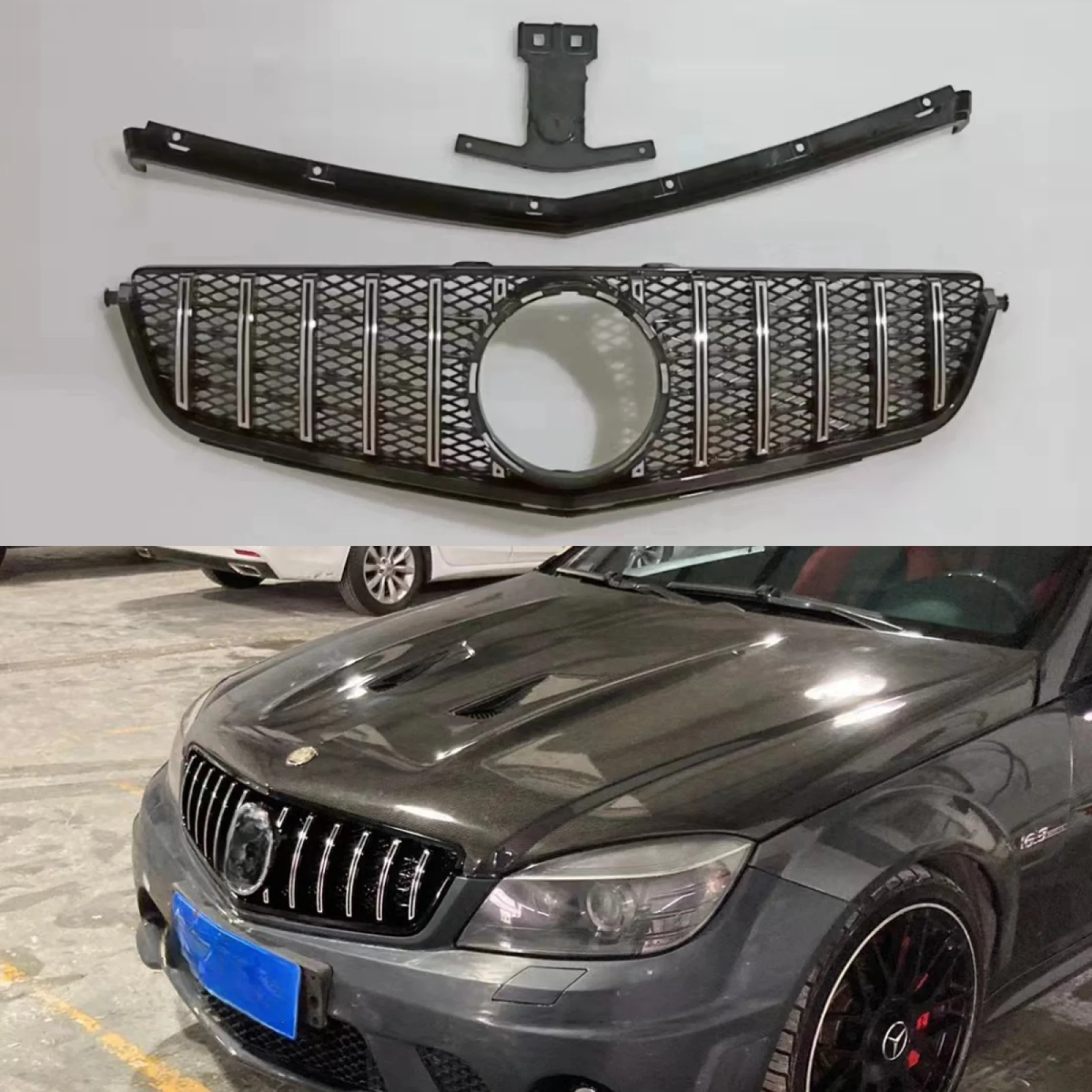 Front Bumper Racing Grille Fit for Mercedes-Benz W204 C-Class C63 2009-2011 Gloss Black
Front Bumper Racing Grille Fit for Mercedes-Benz W204 C-Class C63 2009-2011 Gloss Black