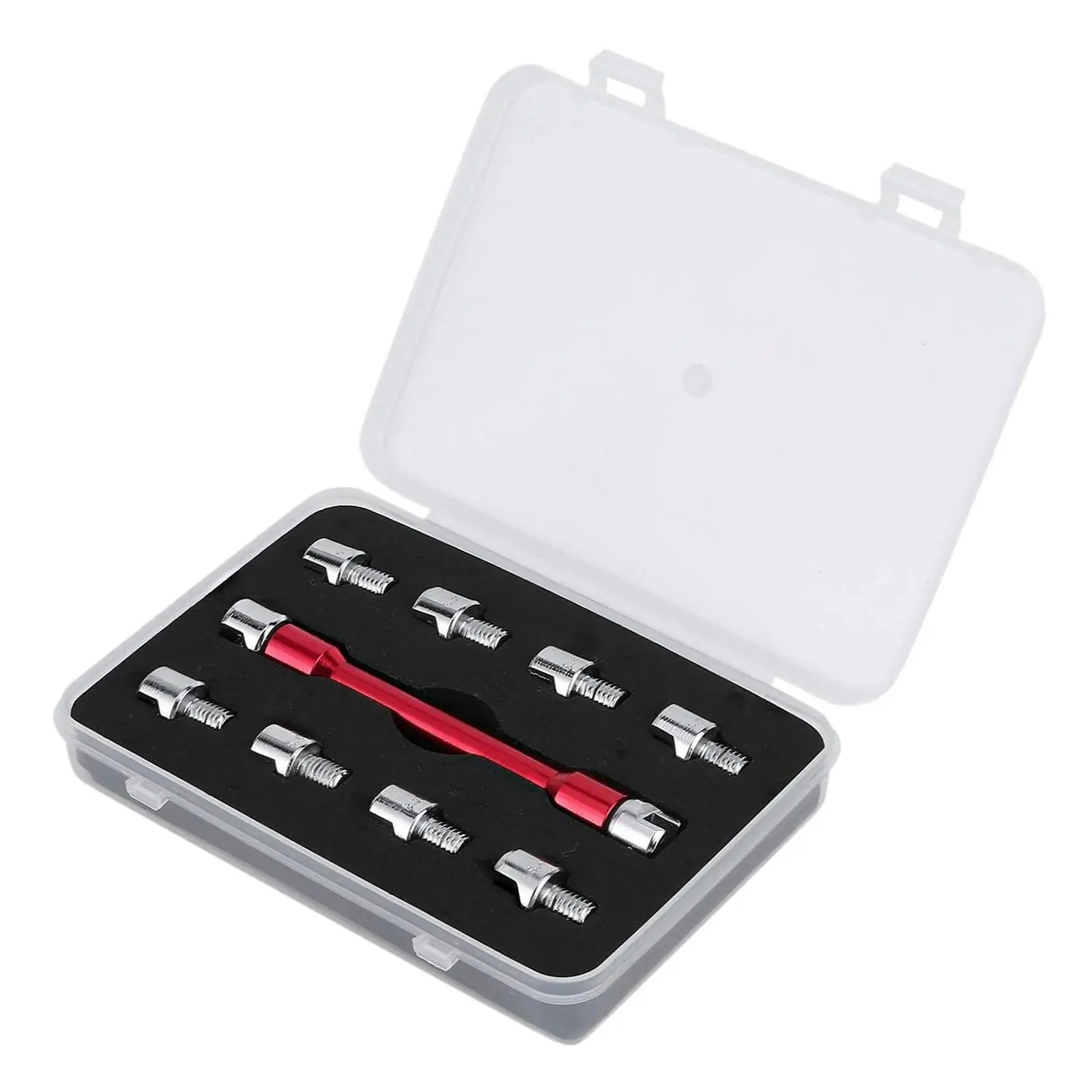 Набор ключей для спиц (мультиразмерный) из алюминия и железа для ремонта мотоциклов и скутеров
Набор ключей для спиц (мультиразмерный) из алюминия и железа для ремонта мотоциклов и скутеров