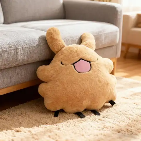 40Cm Hollow Knight Silksong Flea Dog Plush Pillow Soft Plush Cushion Creativity Anime Peripherals Sofa Bedroom Decoration Gift