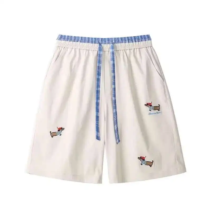 Шорты с вышивкой собаки из мультфильма, колбаса, новинка 2025, мужские летние свободные повседневные широкие шорты INS Design, корейская мода, уличный пляж
Шорты с вышивкой собаки из мультфильма, колбаса, новинка 2025, мужские летние свободные повседневные широкие шорты INS Design, корейская мода, уличный пляж