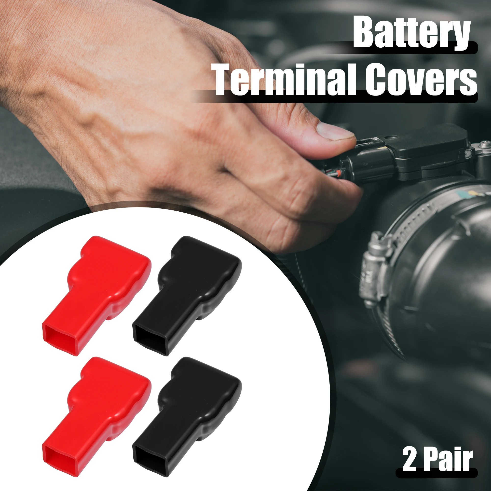 UXCELL, 2 пары крышек клемм аккумулятора, защита багажника для автомобилей, лодок 1,73 x 1,69 x 1,10 дюйма
UXCELL, 2 пары крышек клемм аккумулятора, защита багажника для автомобилей, лодок 1,73 x 1,69 x 1,10 дюйма