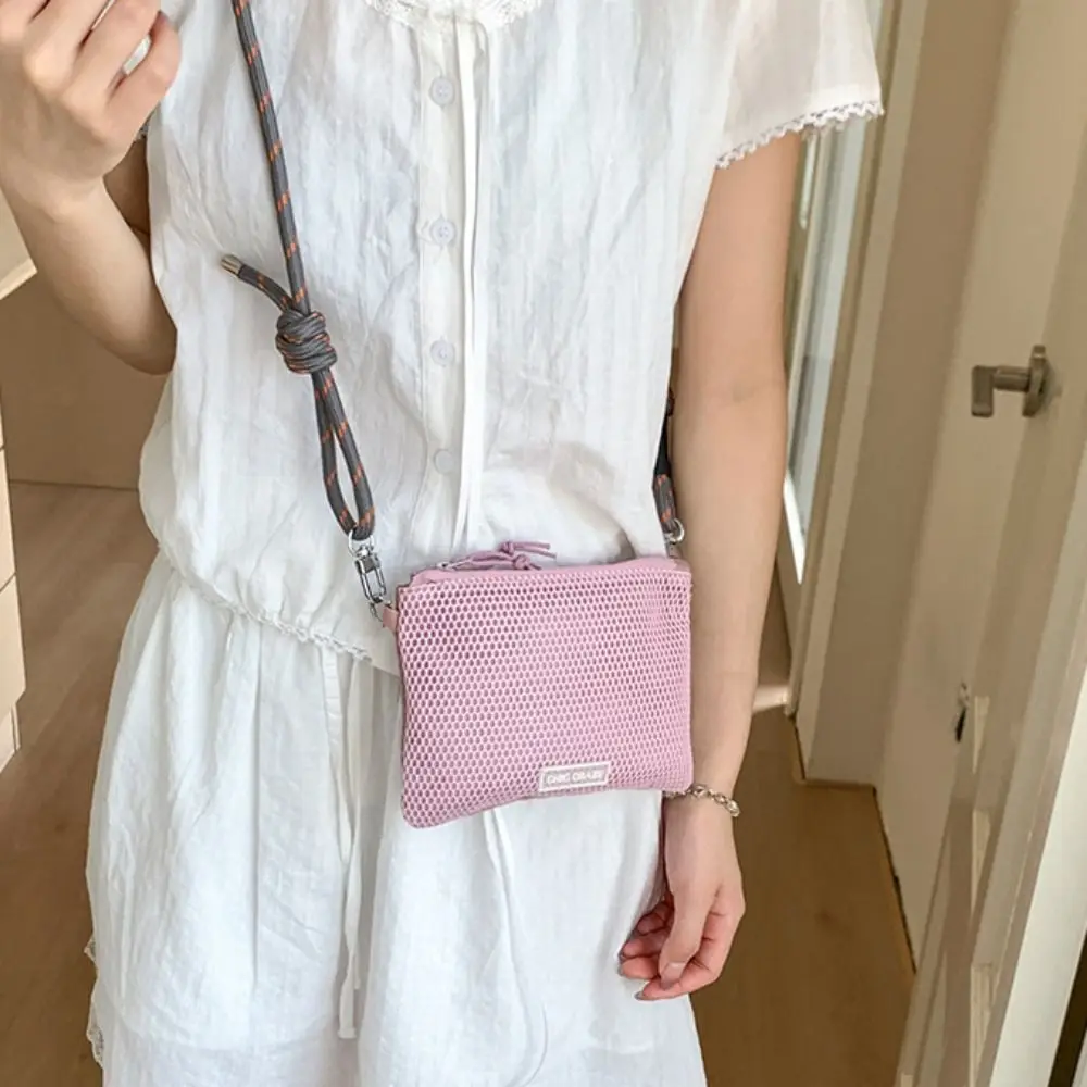 Casual Korean Style Nylon Mesh Bag Double-layer Solid Color Mobile Phone Bag Wallet Bags Purse Shoulder Bag Travel
Casual Korean Style Nylon Mesh Bag Double-layer Solid Color Mobile Phone Bag Wallet Bags Purse Shoulder Bag Travel