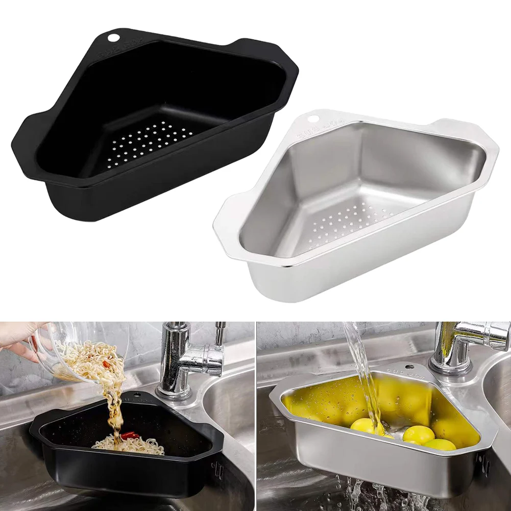 Kitchen Sink Stainless Steel Drainage Basket New Triangle Filter 304 Sink Shelf Drainage Rack Wash Basin
Kitchen Sink Stainless Steel Drainage Basket New Triangle Filter 304 Sink Shelf Drainage Rack Wash Basin