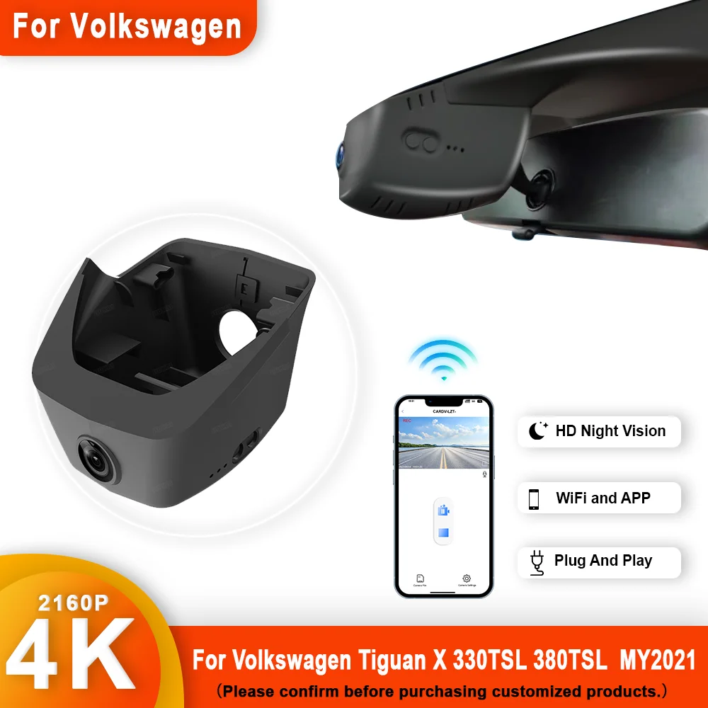 Plug and Play 4K HD WIFi Car DVR Video Recorder Dash Cam For Volkswagen Tiguan X 330TSL 380TSL MY2021 Drive DVR Camera
Plug and Play 4K HD WIFi Car DVR Video Recorder Dash Cam For Volkswagen Tiguan X 330TSL 380TSL MY2021 Drive DVR Camera