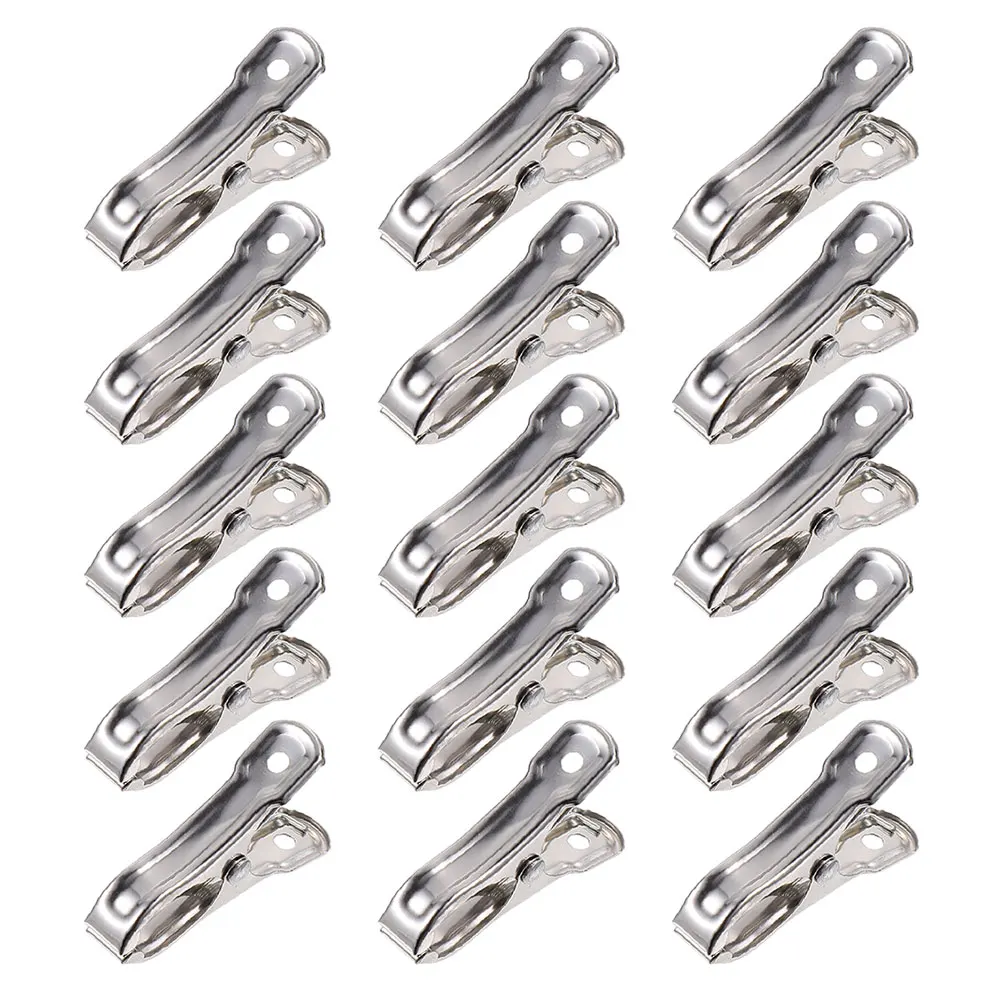 55pcs Stainless Steel Clothes Clips for Hanging Hanger Silver Small Quilt Fixators Portable Blanket Clamps
55pcs Stainless Steel Clothes Clips for Hanging Hanger Silver Small Quilt Fixators Portable Blanket Clamps