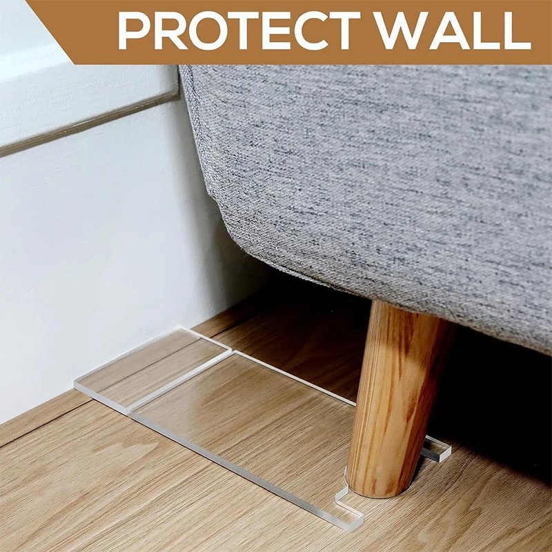 Clear Couch & Bed Stopper 1/2PCS Universal Adjustable Wall Spacer For Furniture Prevents Sliding & Protects Walls Fire Safe
Clear Couch & Bed Stopper 1/2PCS Universal Adjustable Wall Spacer For Furniture Prevents Sliding & Protects Walls Fire Safe
