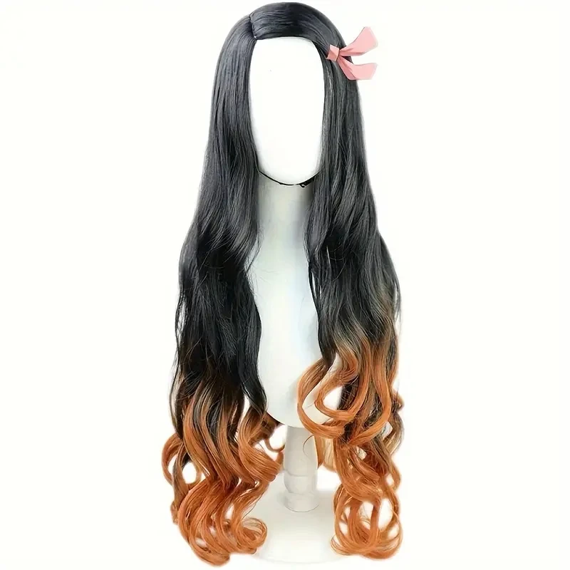 Women Side Parting Extra Long Wavy Black Orange Synthetic Heat Resistant Fibre Hair 2 Tone Color
Women Side Parting Extra Long Wavy Black Orange Synthetic Heat Resistant Fibre Hair 2 Tone Color