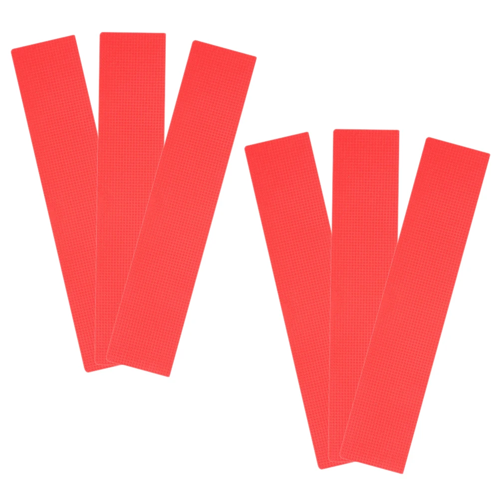 6pcs Landmark Mats Lines Durable Pvc Flat Design Tennis Basketball Training Kit Outdoor Sports Field Markers Waterproof Easy
6pcs Landmark Mats Lines Durable Pvc Flat Design Tennis Basketball Training Kit Outdoor Sports Field Markers Waterproof Easy