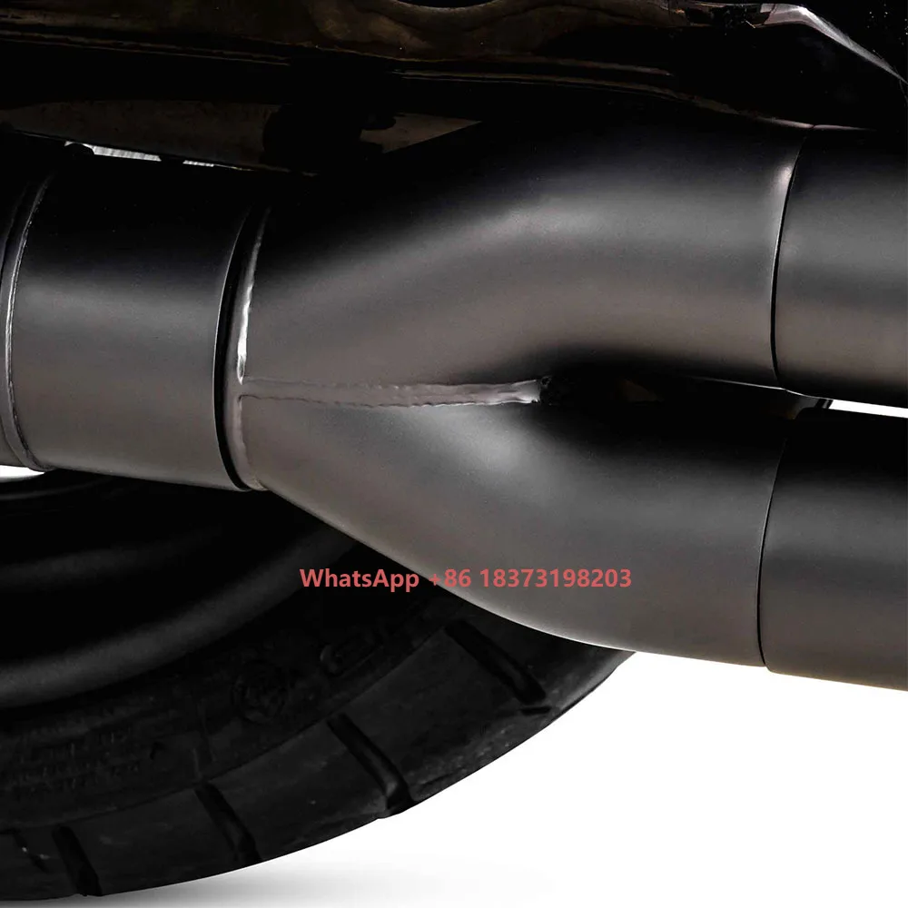 Black Motorcycle Exhaust Muffler Stainless Steel Motorcycle Exhaust System Compatible for Harley 2014-2025 114ci Touring
Black Motorcycle Exhaust Muffler Stainless Steel Motorcycle Exhaust System Compatible for Harley 2014-2025 114ci Touring