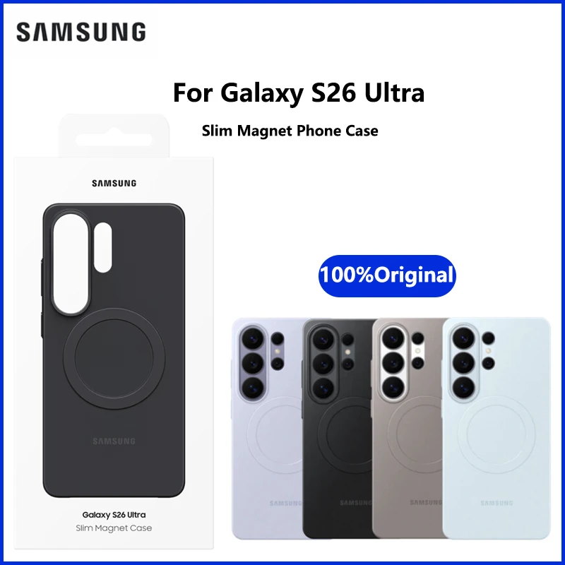 Original Samsung Galaxy S26 Ultra Slim Magnet Phone Case Lightweight Protection Minimalist Design Comfortable EF-SS948
Original Samsung Galaxy S26 Ultra Slim Magnet Phone Case Lightweight Protection Minimalist Design Comfortable EF-SS948