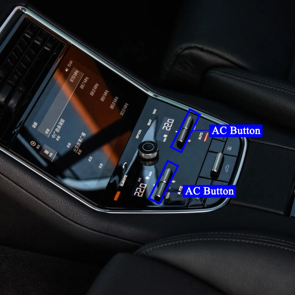 For Porsche Cayenne Panamera 2018-2020 2022 2024 Car Console Air Conditioner AC Temperature Control Button Switch Replacement
For Porsche Cayenne Panamera 2018-2020 2022 2024 Car Console Air Conditioner AC Temperature Control Button Switch Replacement