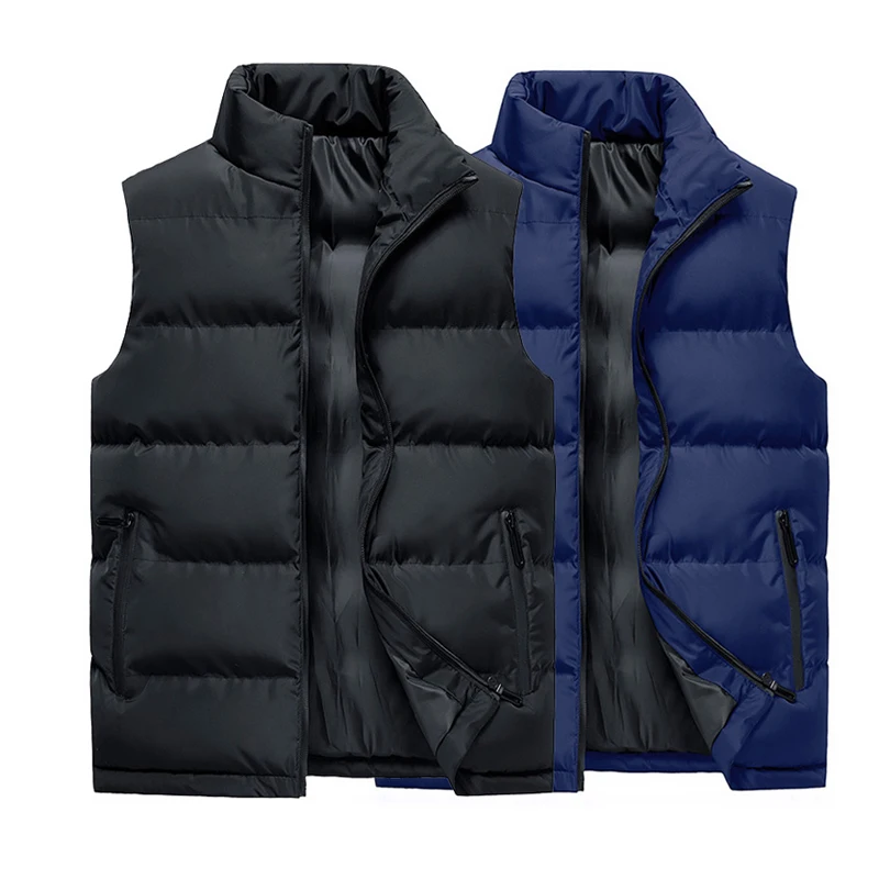 Winter Men's Warm Down Padded Vests Men Stand Collar Thick Sleeveless Jackets Outdoor Men Thermal Windbreaker Waistcoats 5XL
Winter Men's Warm Down Padded Vests Men Stand Collar Thick Sleeveless Jackets Outdoor Men Thermal Windbreaker Waistcoats 5XL