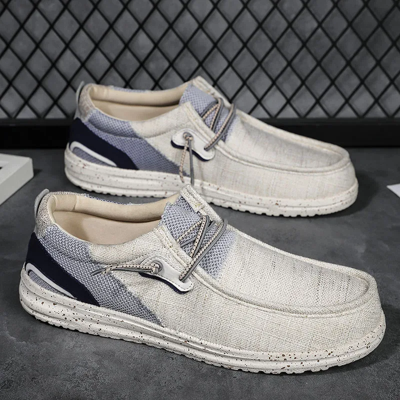 Men's Summer Canvas Shoes Men Sneakers Plus Size Lightweight Breathable Walking Footwear New Slip-on Comfortable Casual Men Shoe
Men's Summer Canvas Shoes Men Sneakers Plus Size Lightweight Breathable Walking Footwear New Slip-on Comfortable Casual Men Shoe