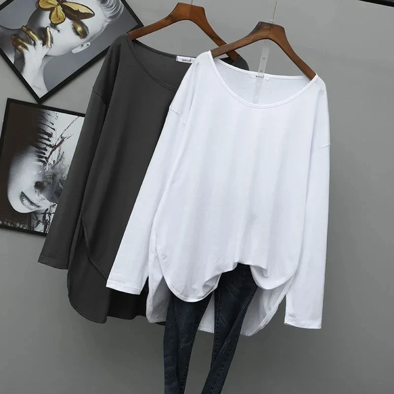 plus Size Women's Long Sleeve T-Shirt Loose Casual Thin Spring Autumn Meat Concealment Fat MM Spring Autumn Thin Version Casu...
plus Size Women's Long Sleeve T-Shirt Loose Casual Thin Spring Autumn Meat Concealment Fat MM Spring Autumn Thin Version Casu...