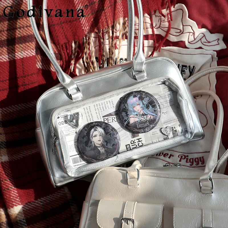 Academy Style Original Lolita Transparent Small Capacity Pain Bag Versatile Sweet Two-dimensional Japanese Girl Shoulder Bag
Academy Style Original Lolita Transparent Small Capacity Pain Bag Versatile Sweet Two-dimensional Japanese Girl Shoulder Bag