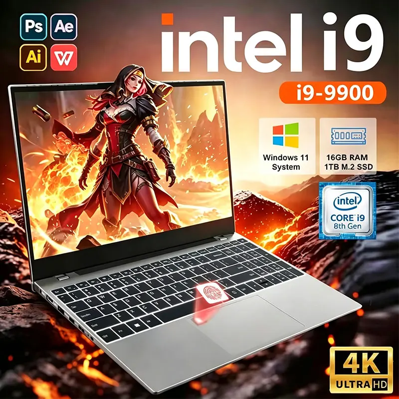 NEW 14.1' Laptop Intel Core I9-9900 32GB 2TB Windows 11 Gaming Computer PC Gamer Office Ultra Slim Notebook 1920*1080 HD
NEW 14.1' Laptop Intel Core I9-9900 32GB 2TB Windows 11 Gaming Computer PC Gamer Office Ultra Slim Notebook 1920*1080 HD