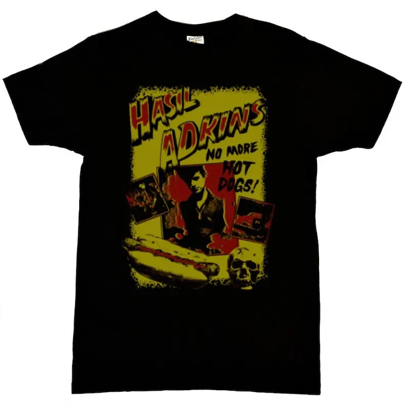 Hasil Adkins "No More Hot Dogs" Men's T-Shirt Cotton Tees Short Sleeve T Shirt Round Collar Clothing Summer
Hasil Adkins "No More Hot Dogs" Men's T-Shirt Cotton Tees Short Sleeve T Shirt Round Collar Clothing Summer
