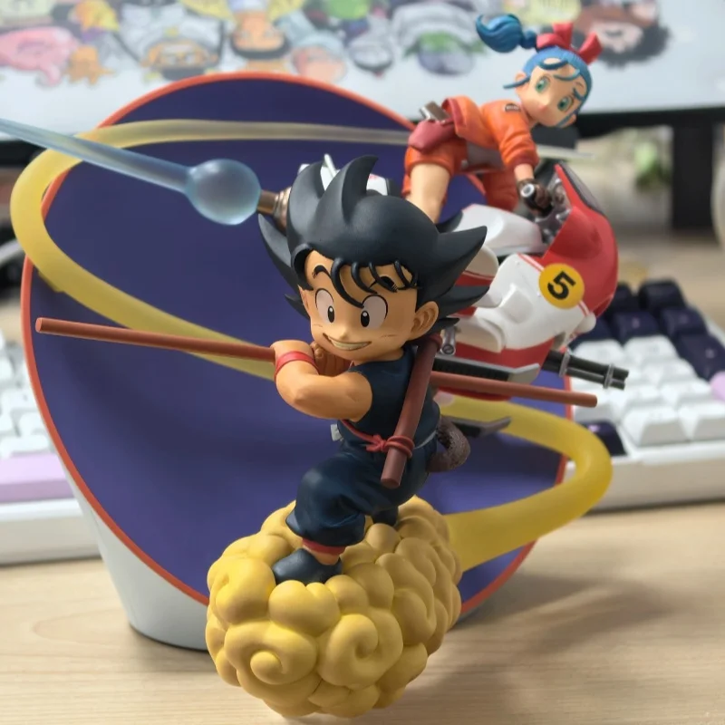 Genuine Bandai Dragon Ball Goku Bulma Garage Kit Desktop Decorative Ornament Anime Peripheral Cute Gift action figure
Genuine Bandai Dragon Ball Goku Bulma Garage Kit Desktop Decorative Ornament Anime Peripheral Cute Gift action figure