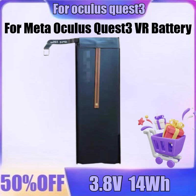 New High Quality Battery for Oculus Quest 2 3 for Meta Oculus Quest3 VR Battery 890-02297-B VR Glasses Battery
New High Quality Battery for Oculus Quest 2 3 for Meta Oculus Quest3 VR Battery 890-02297-B VR Glasses Battery