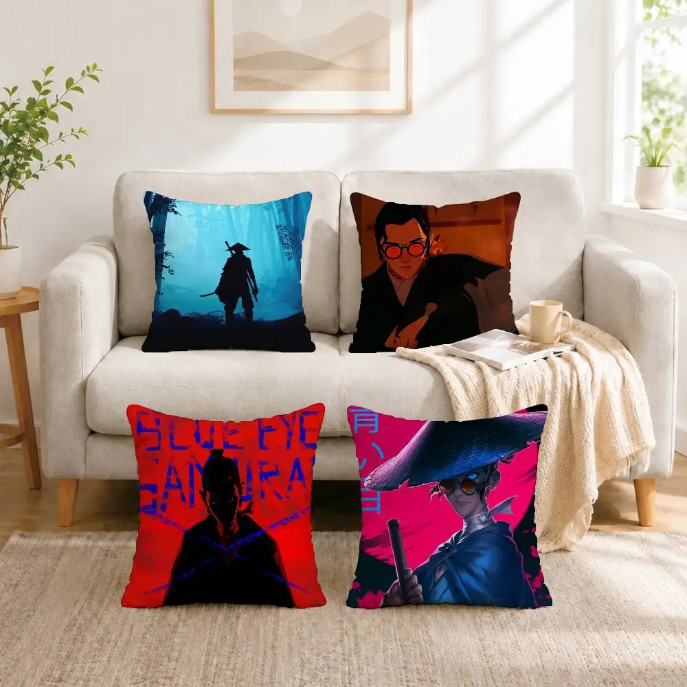 Cartoon Blue Eye Samurai Pillow Case Square Double-Sided Sofa Cushion Cover Bedroom Bedside Pillow Gift
Cartoon Blue Eye Samurai Pillow Case Square Double-Sided Sofa Cushion Cover Bedroom Bedside Pillow Gift