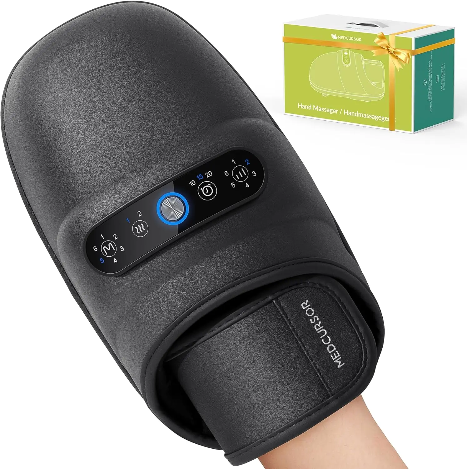 Hand Massager with Heat and Compression for Carpal Tunnel, Pain Relief from Wrist to Fingers, Rechargeable
Hand Massager with Heat and Compression for Carpal Tunnel, Pain Relief from Wrist to Fingers, Rechargeable
